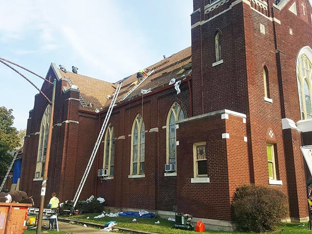 church roofing replacement Chicago