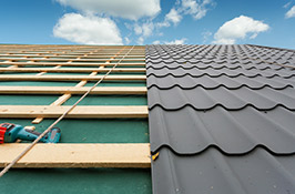 contractor on a roof