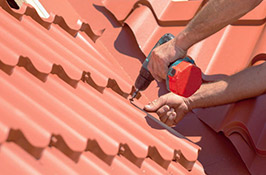 roofing contractors at work